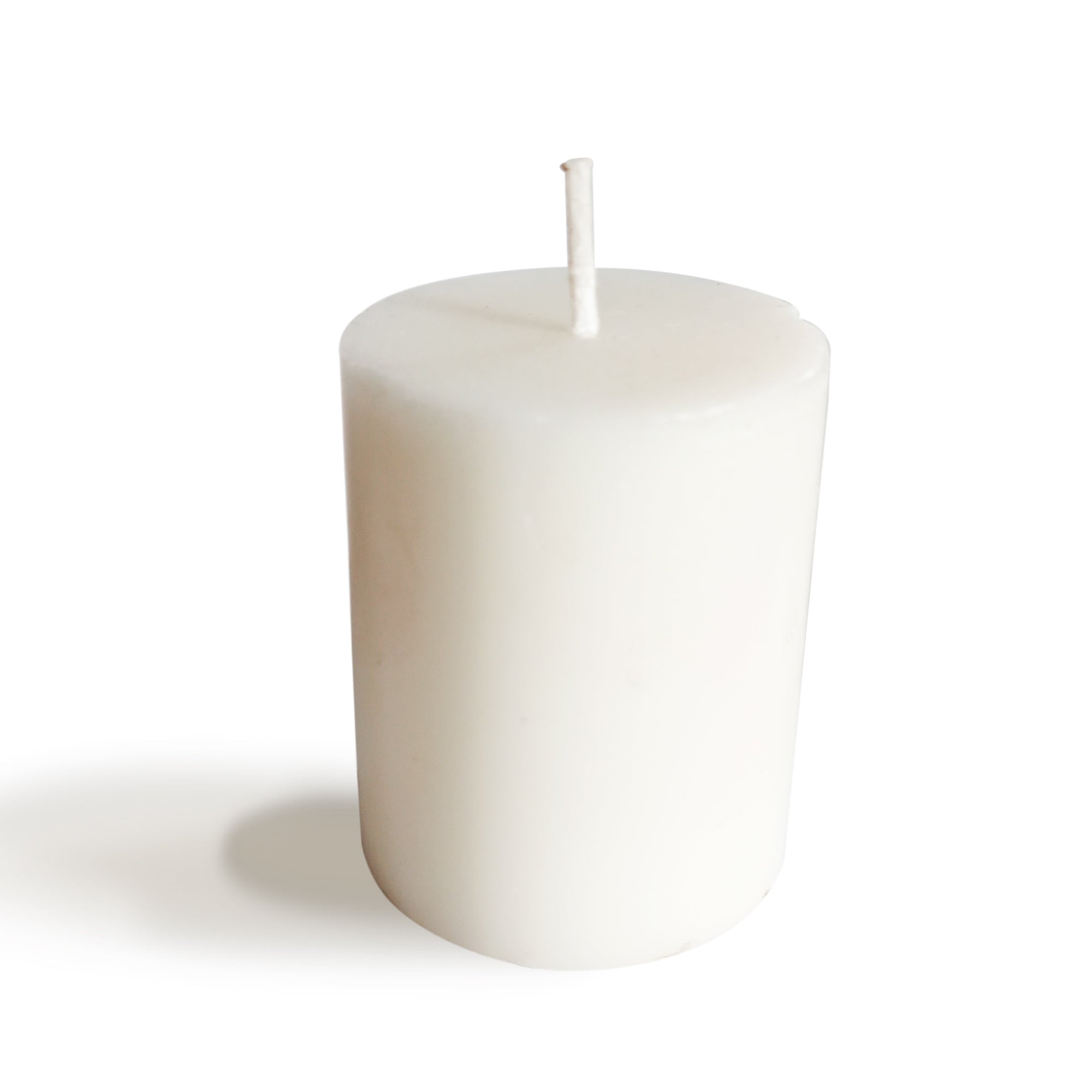 Clear Blown Glass Candle